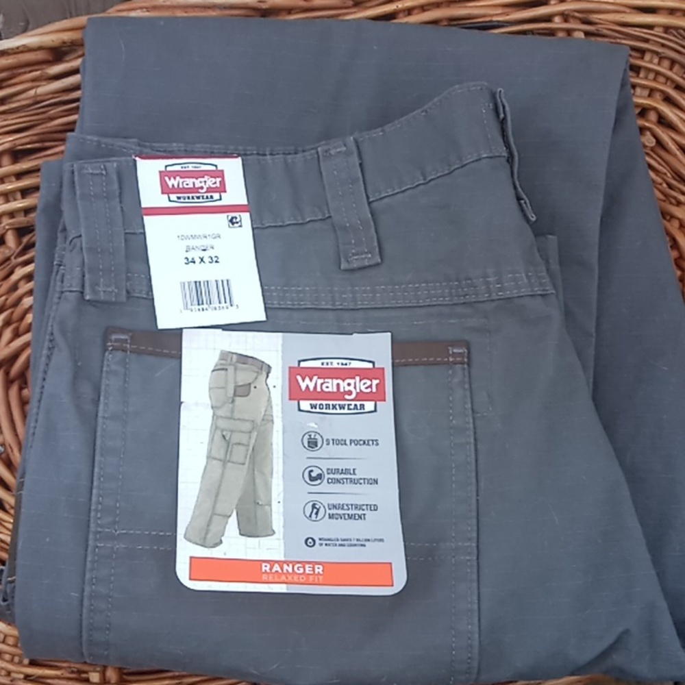 Wrangler Men's Gray Workwear Jeans